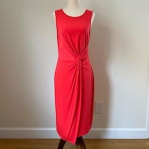 Catherine Malandrino Knot Front Sheath Dress